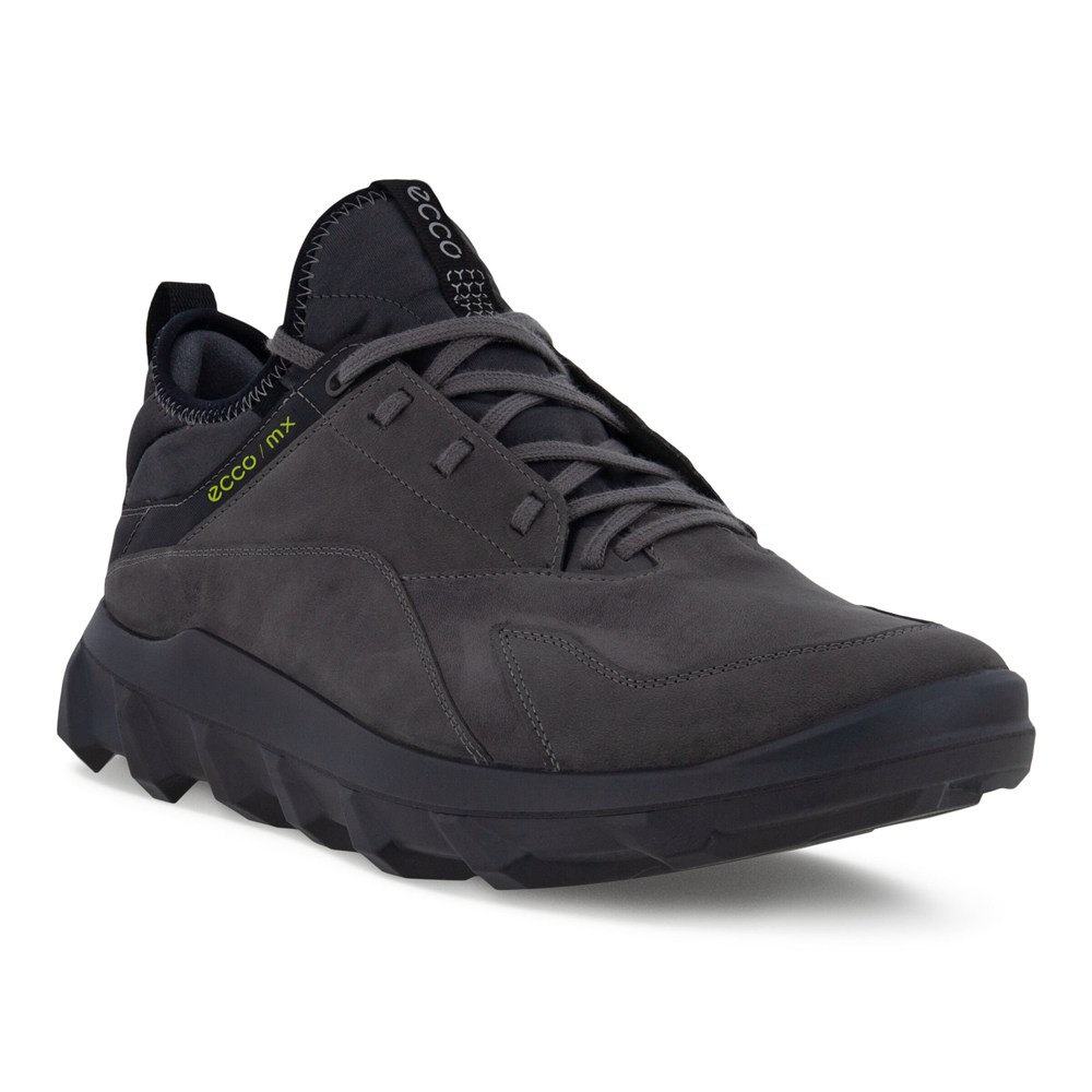 Tenis Outdoor Hombre - ECCO Mx Bajos - Grises Oscuro - MOS273548